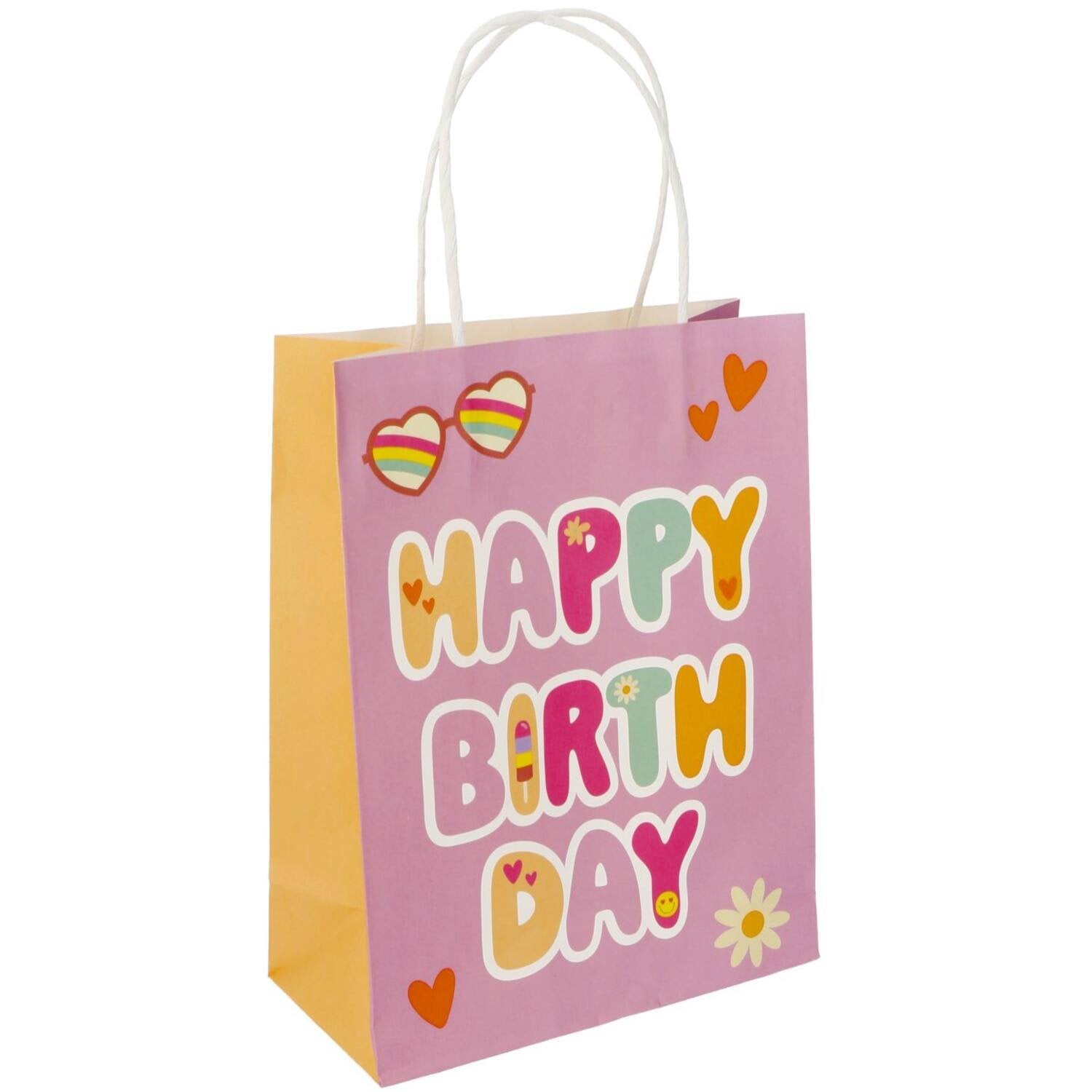 6 Bolsas de regalo Boho Girlz 20 x 27 cm