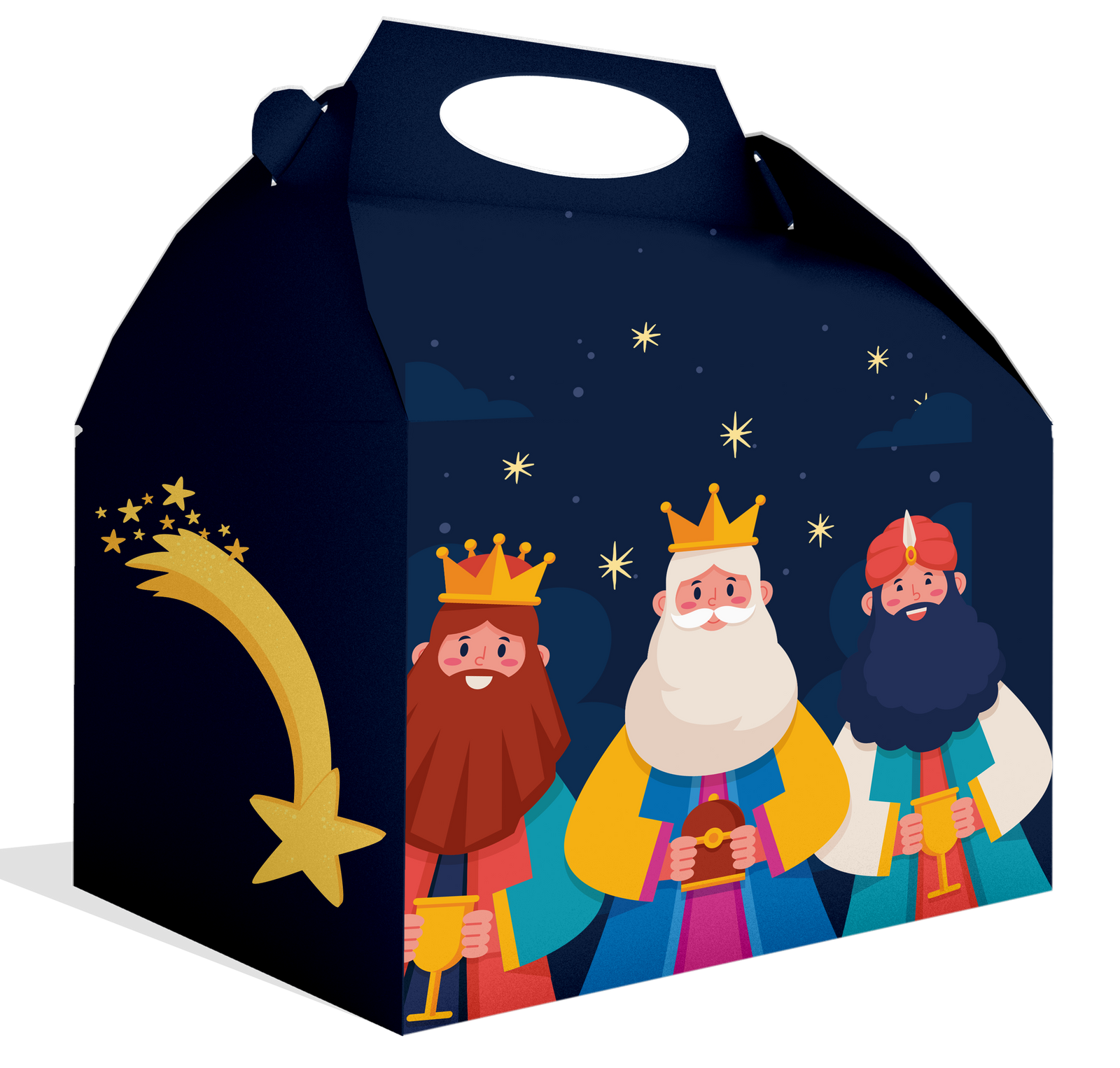 CAJA REYES MAGOS 20 x 16 x 11 cm
