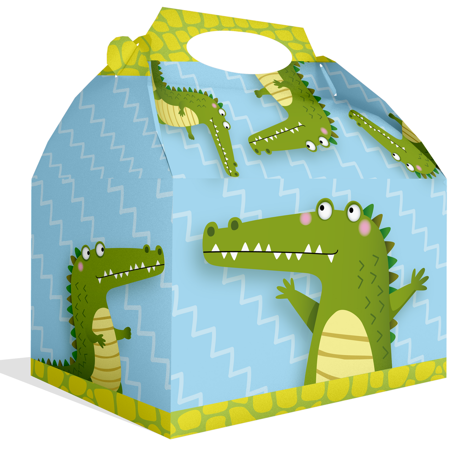 CAJITA ALLIGATOR PARTY 20 x 16 x 11 cm