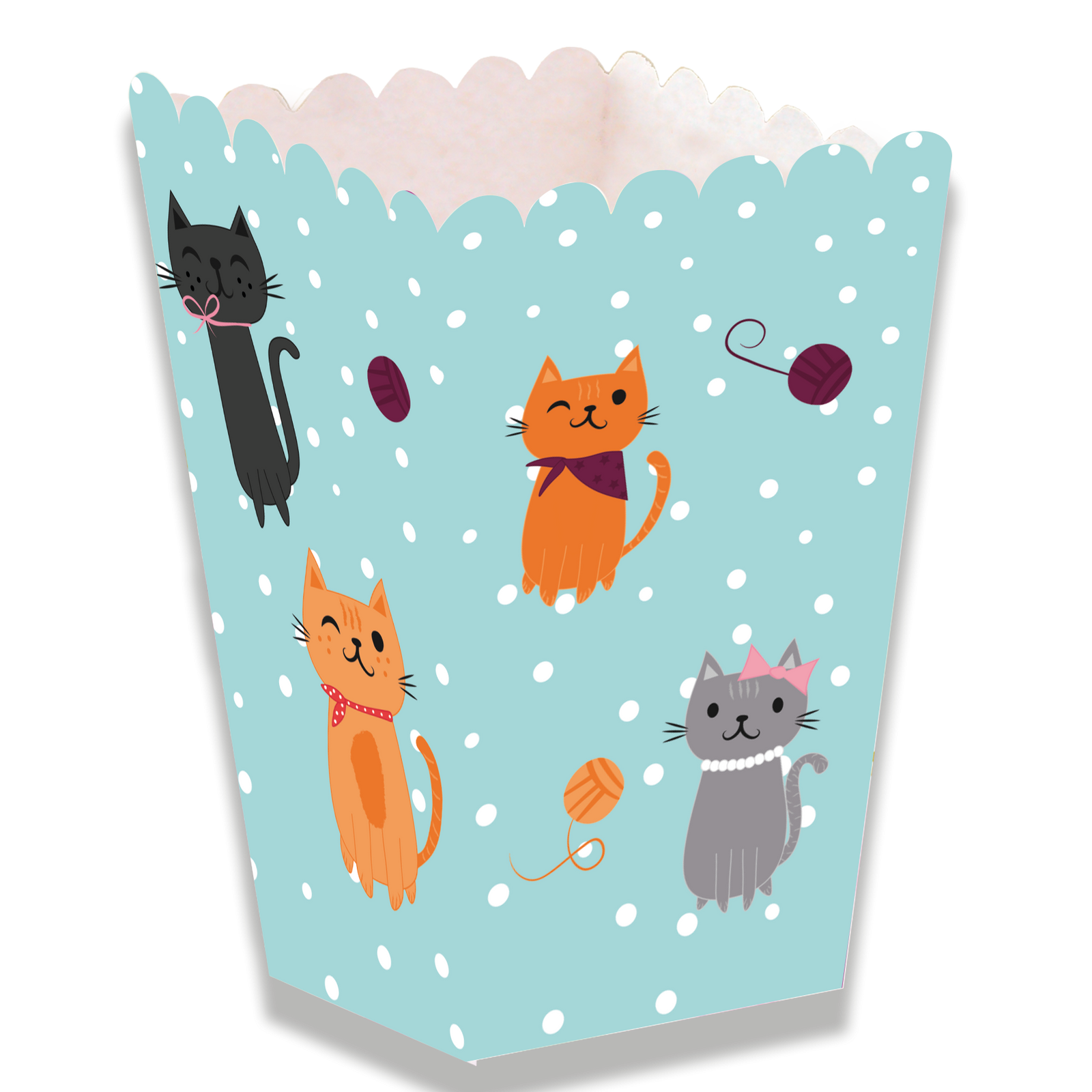 CAJITA ALTA CATS PARTY 5 x 5 x 12 cm