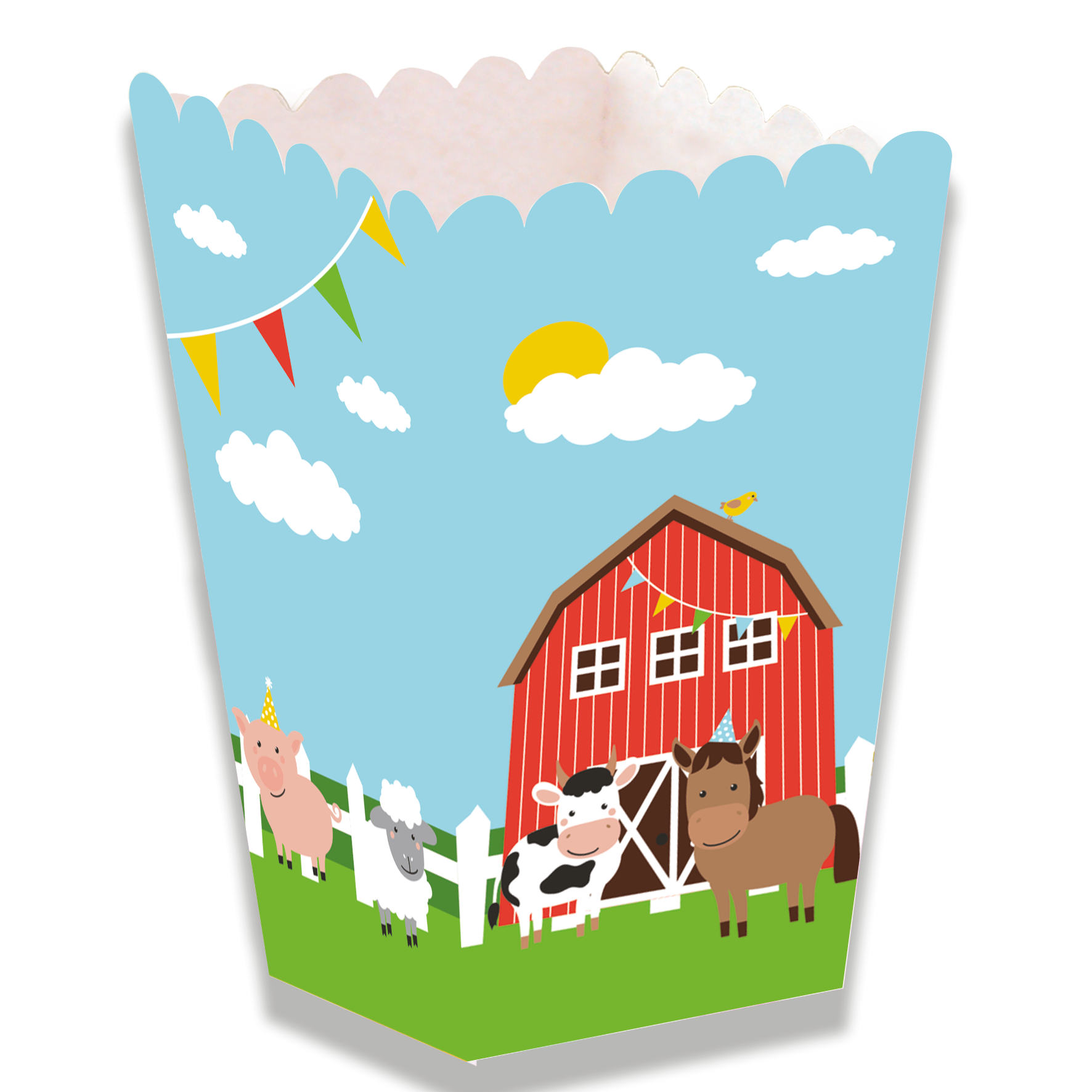 Cajita Alta FARM ANIMALS 5 x 5 x 12 cm