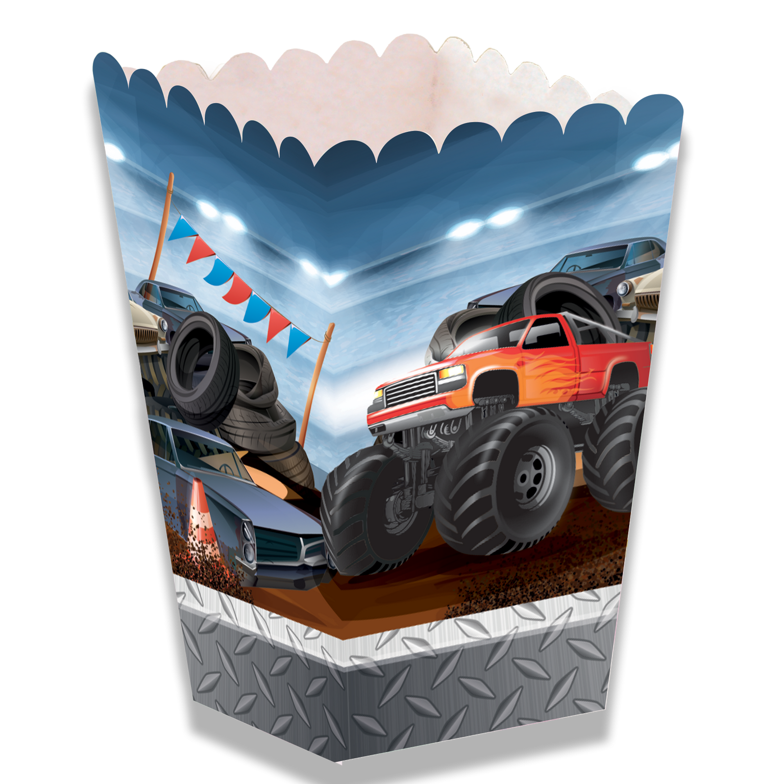 CAJITA ALTA MONSTER TRUCK 5 x 5 x 12 cm
