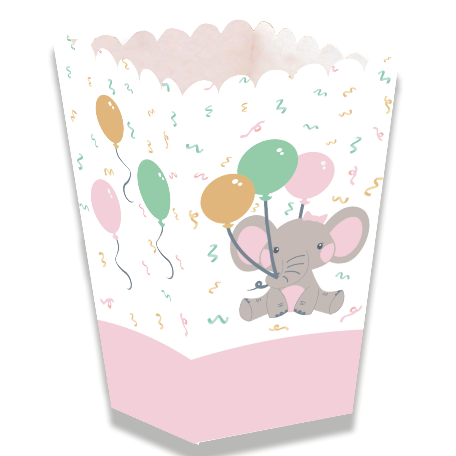 Cajita Alta Pink Elephant 5 x 5 x 12 cm