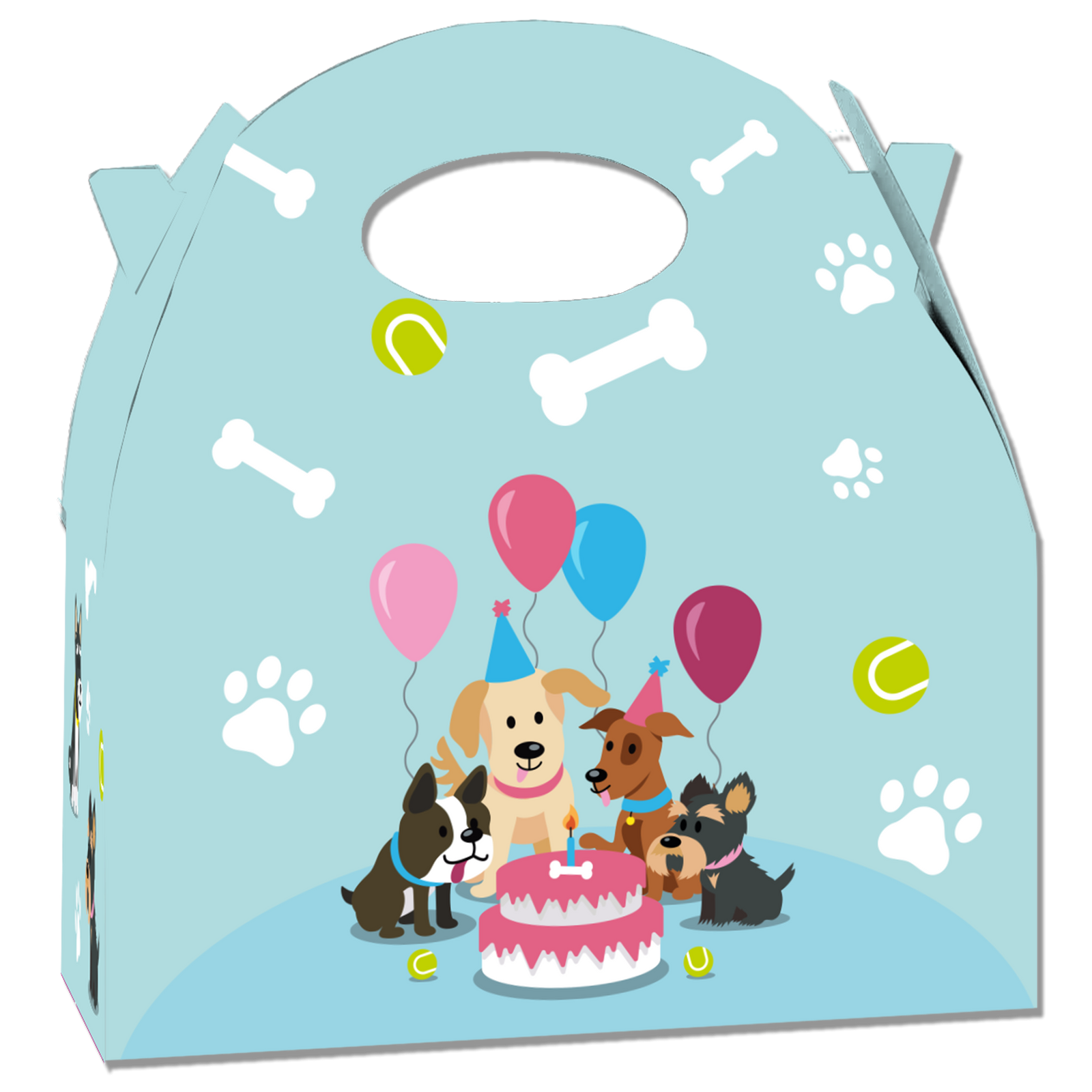 Cajita Dog Party 20 x 16 x 11 cm