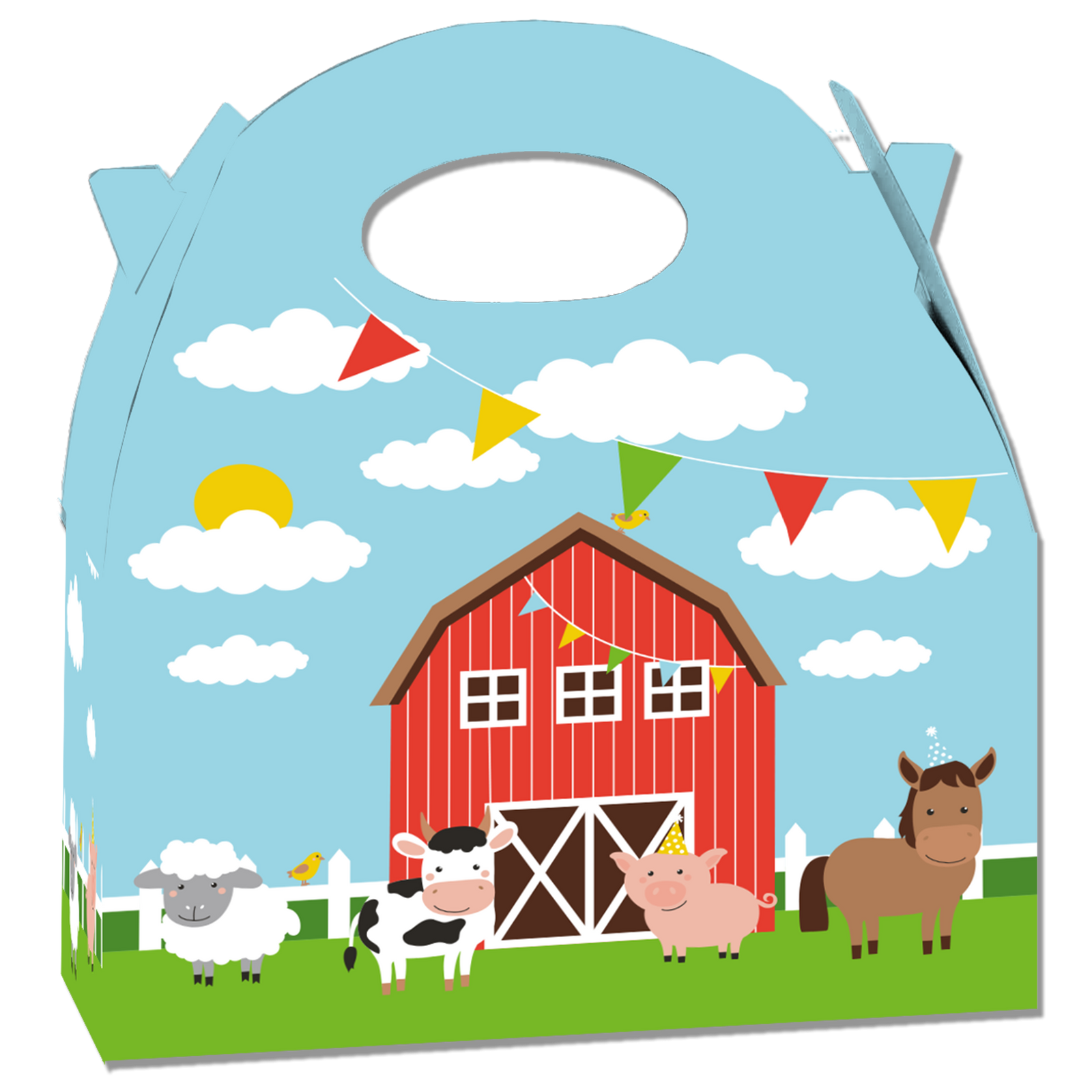 CAJITA FARM ANIMALS 20 x 16 x 11 cm