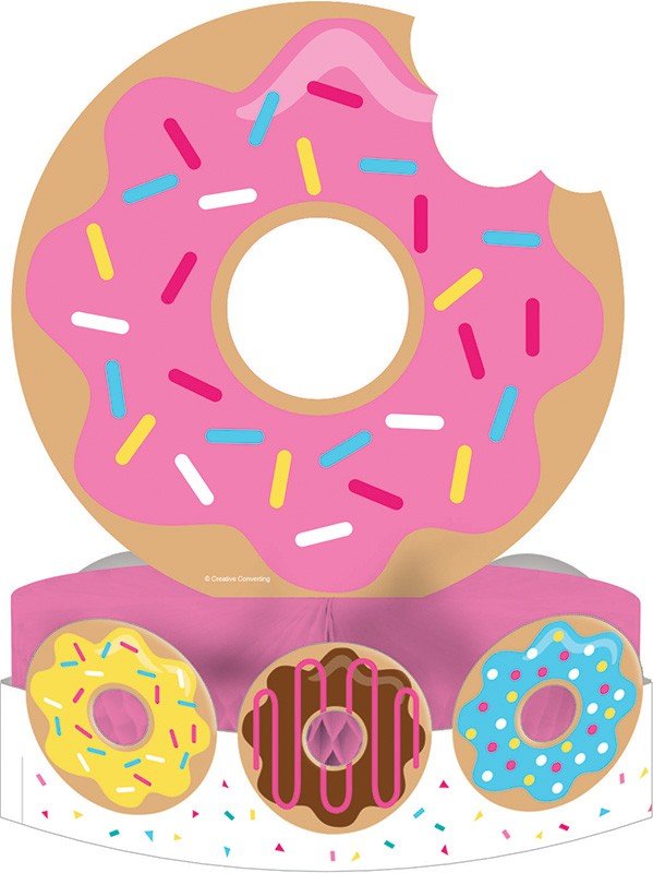 CENTRO DE MESA 30 x 23 CM DONUT TIME