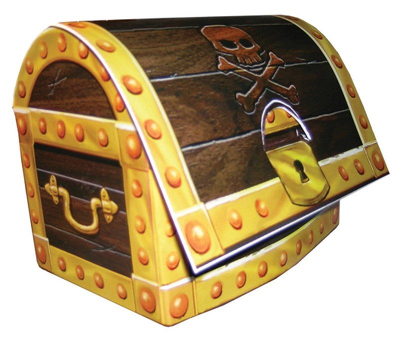 CENTRO DE MESA COFRE PIRATE Party