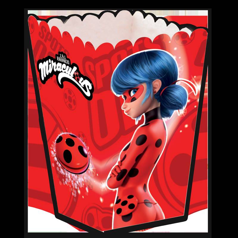 Cajita Alta Ladybug 5 x 5 x 12 cm