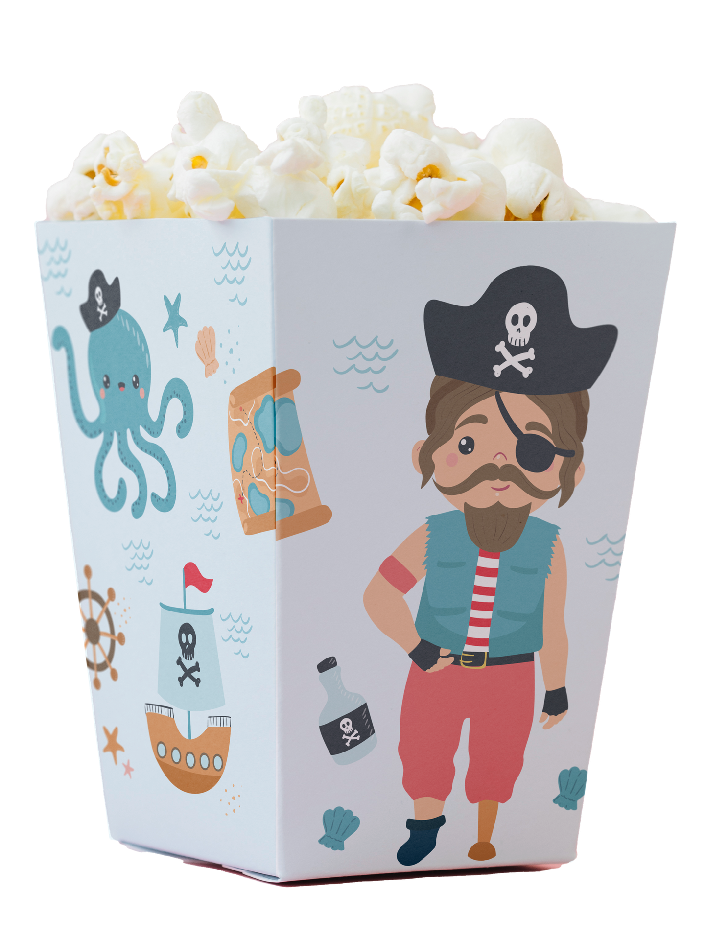 Cajita Alta Pirate Party 5 x 5 x 12 cm