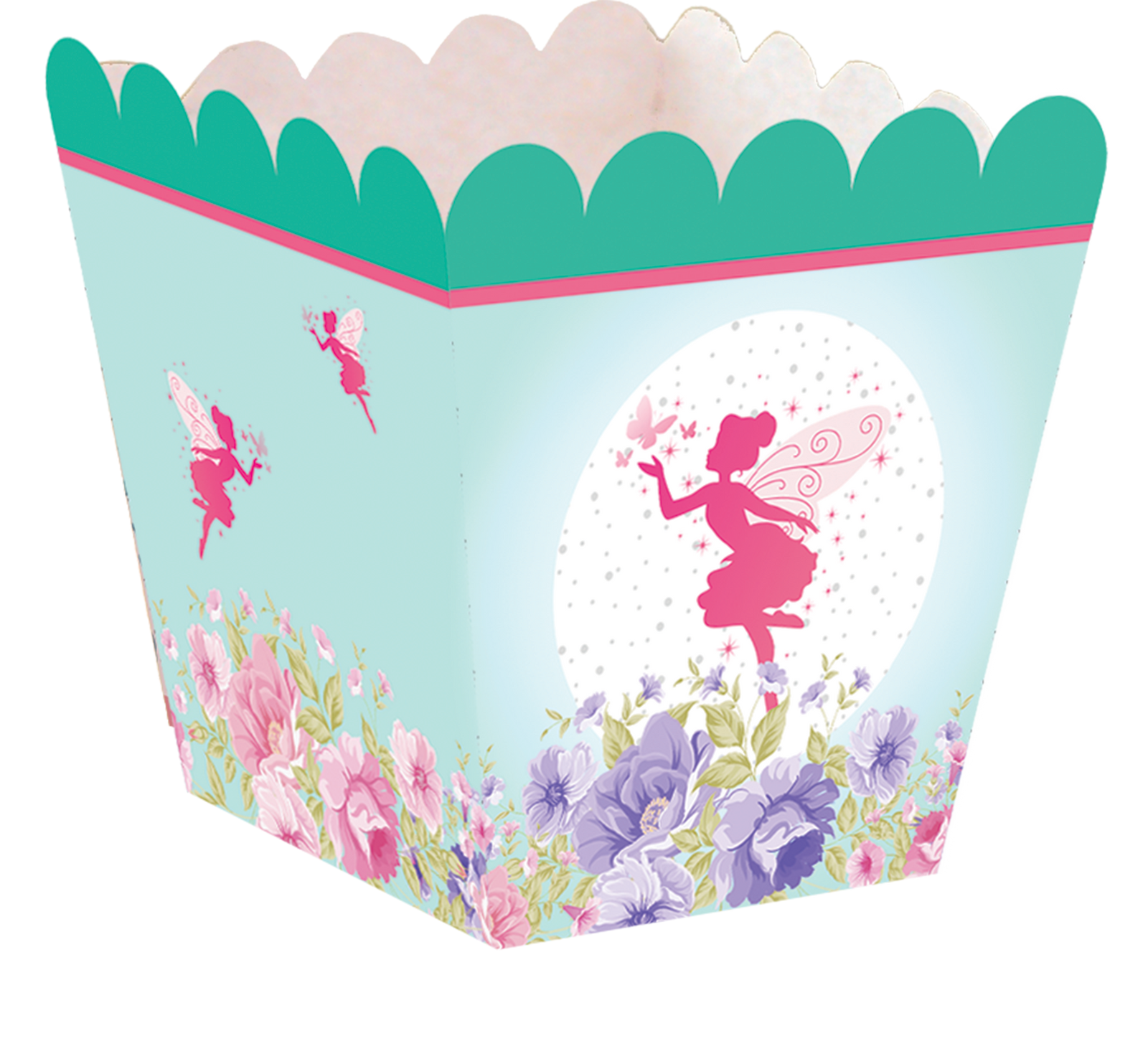 Cajita Baja Floral Fairy 5 x 5 x 7 cm