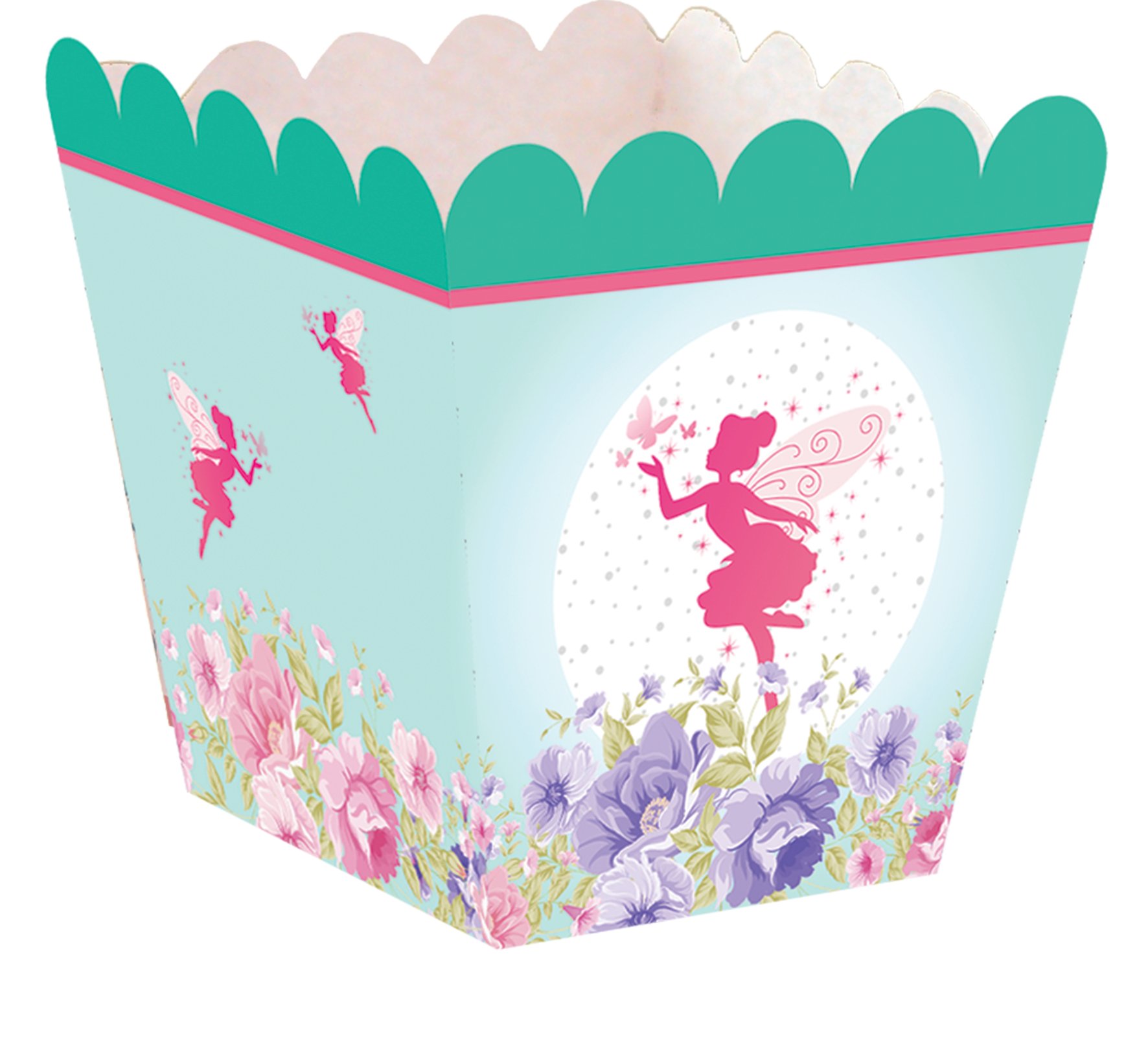 Cajita Baja Floral Fairy 5 x 5 x 7 cm