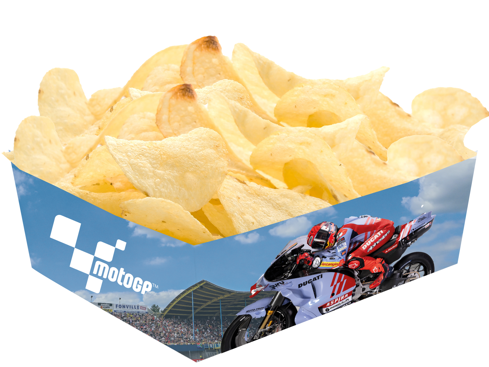 Bandeja Moto GP 15 x 11 x 6 cm