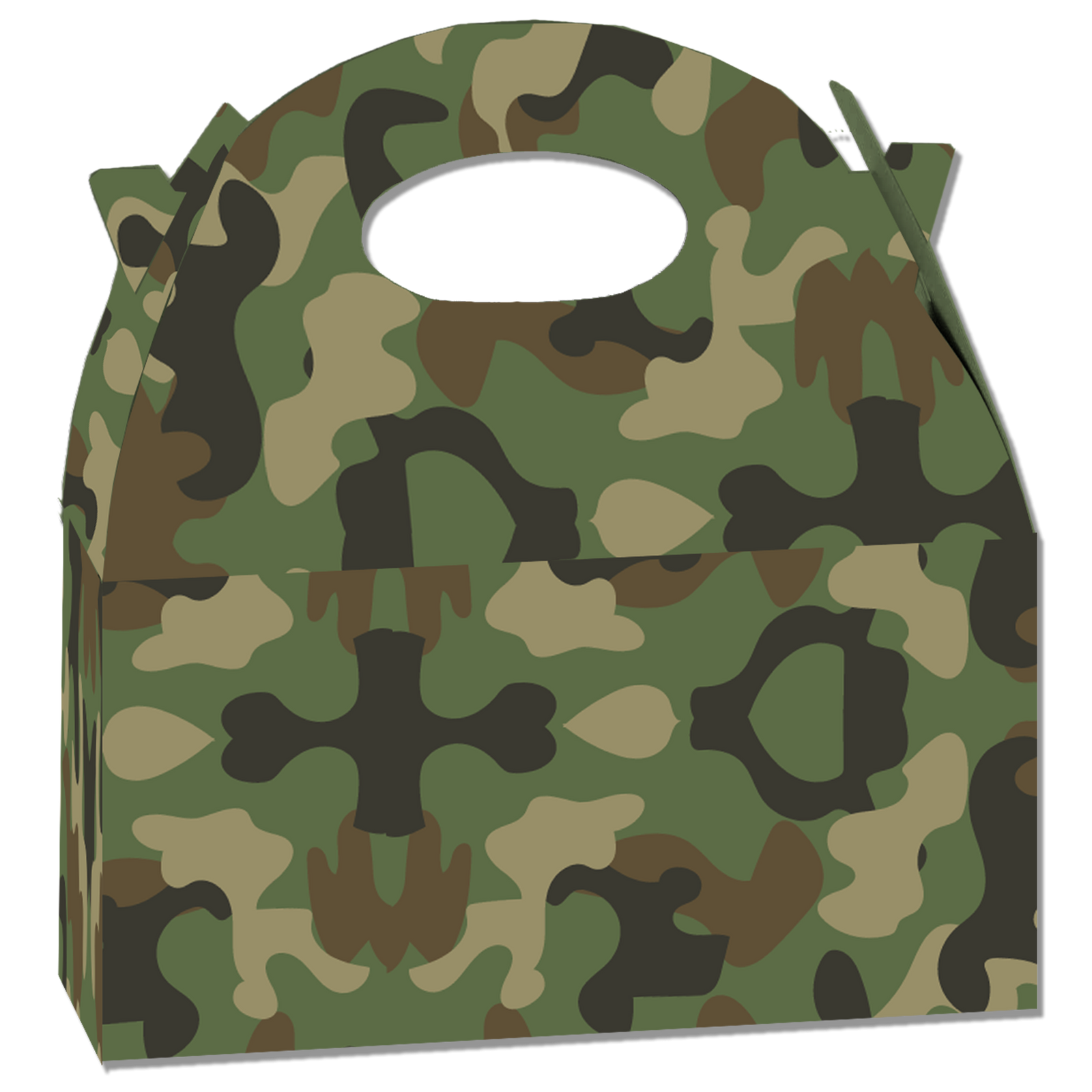 Cajita Camuflaje 20 x 16 x 11 cm