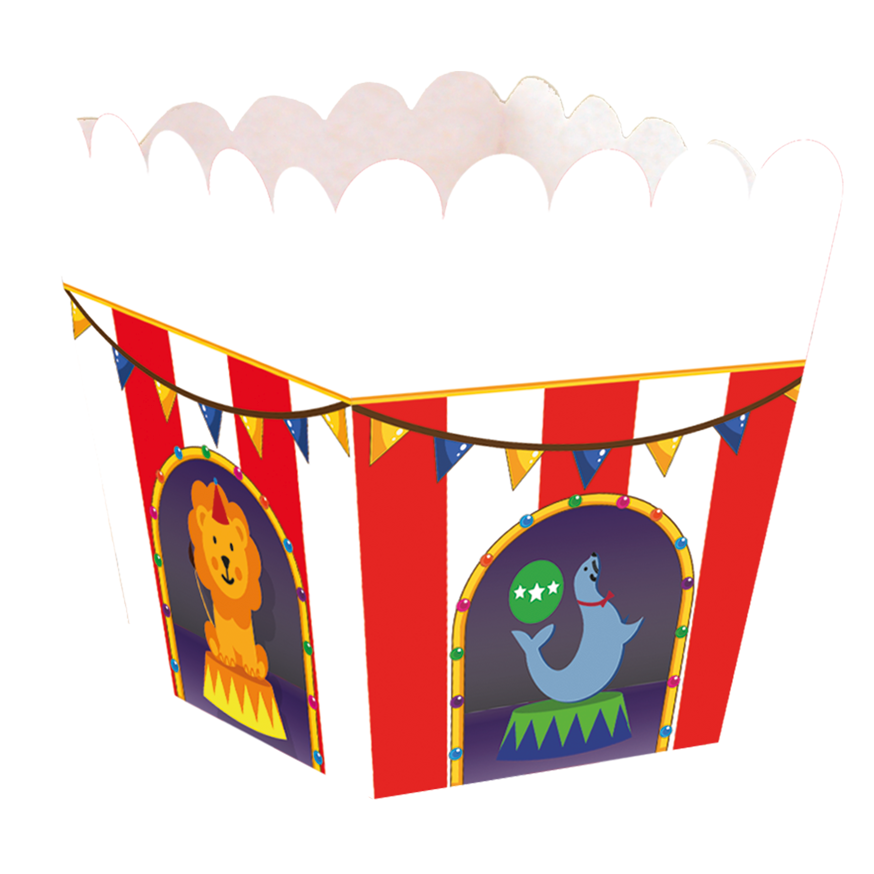 Cajita Circo Baja 5 x 5 x 7 cm