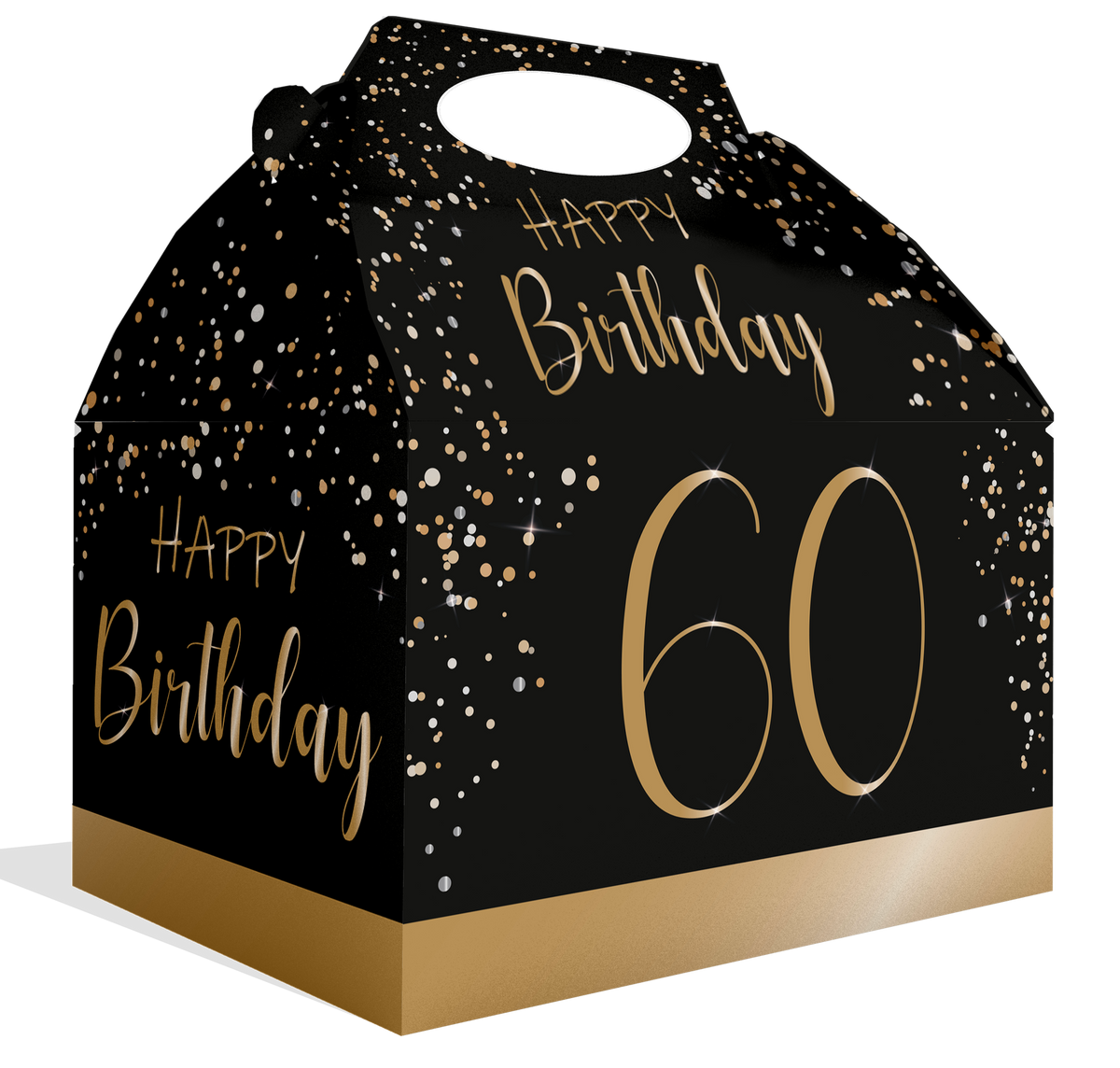 Coffret noir élégant pour le 60e anniversaire