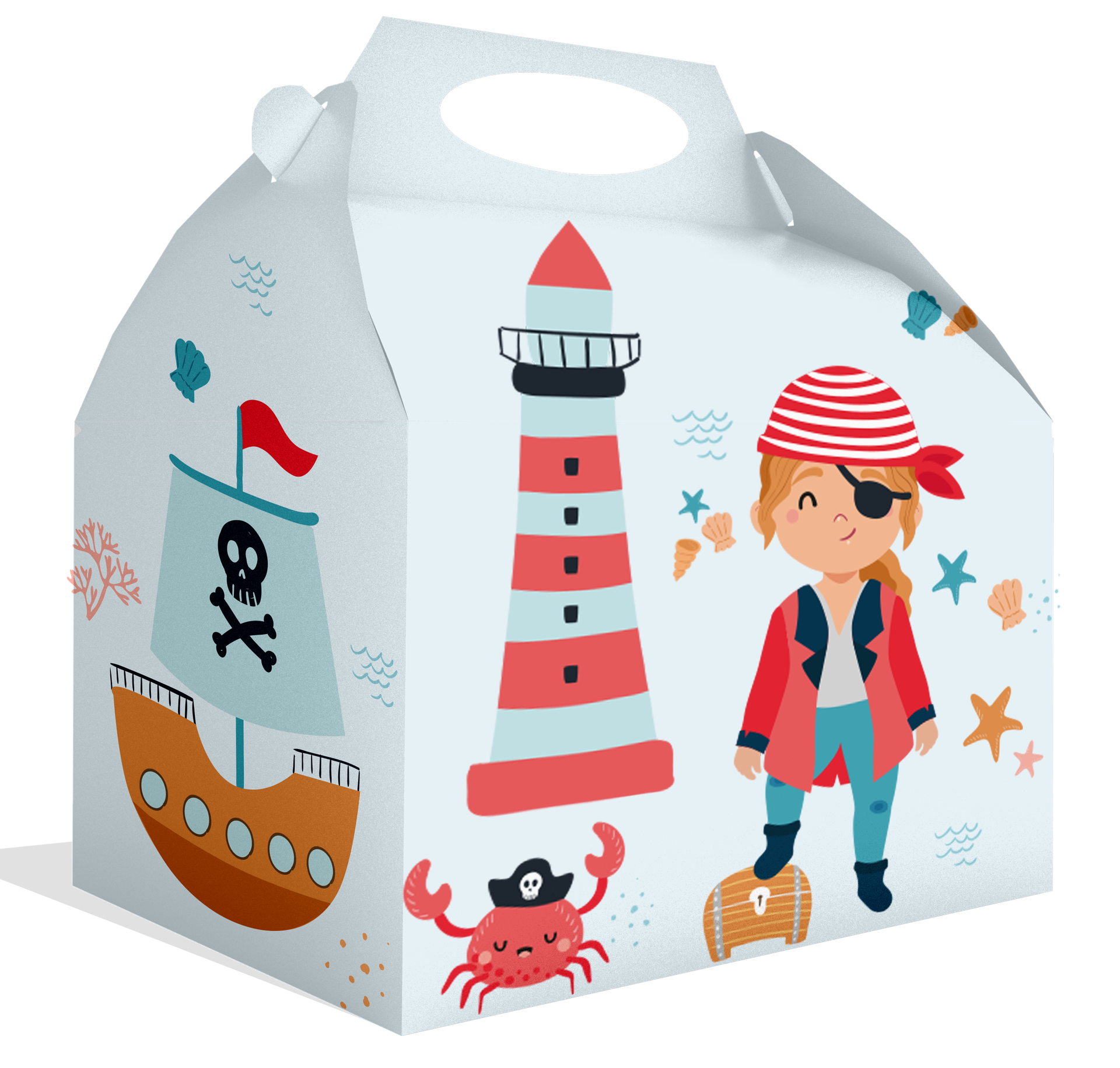 Cajita Pirate Party 20 x 16 x 11 cm