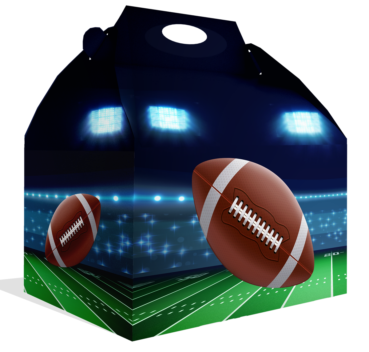 Scatola da rugby 20 x 16 x 11 cm