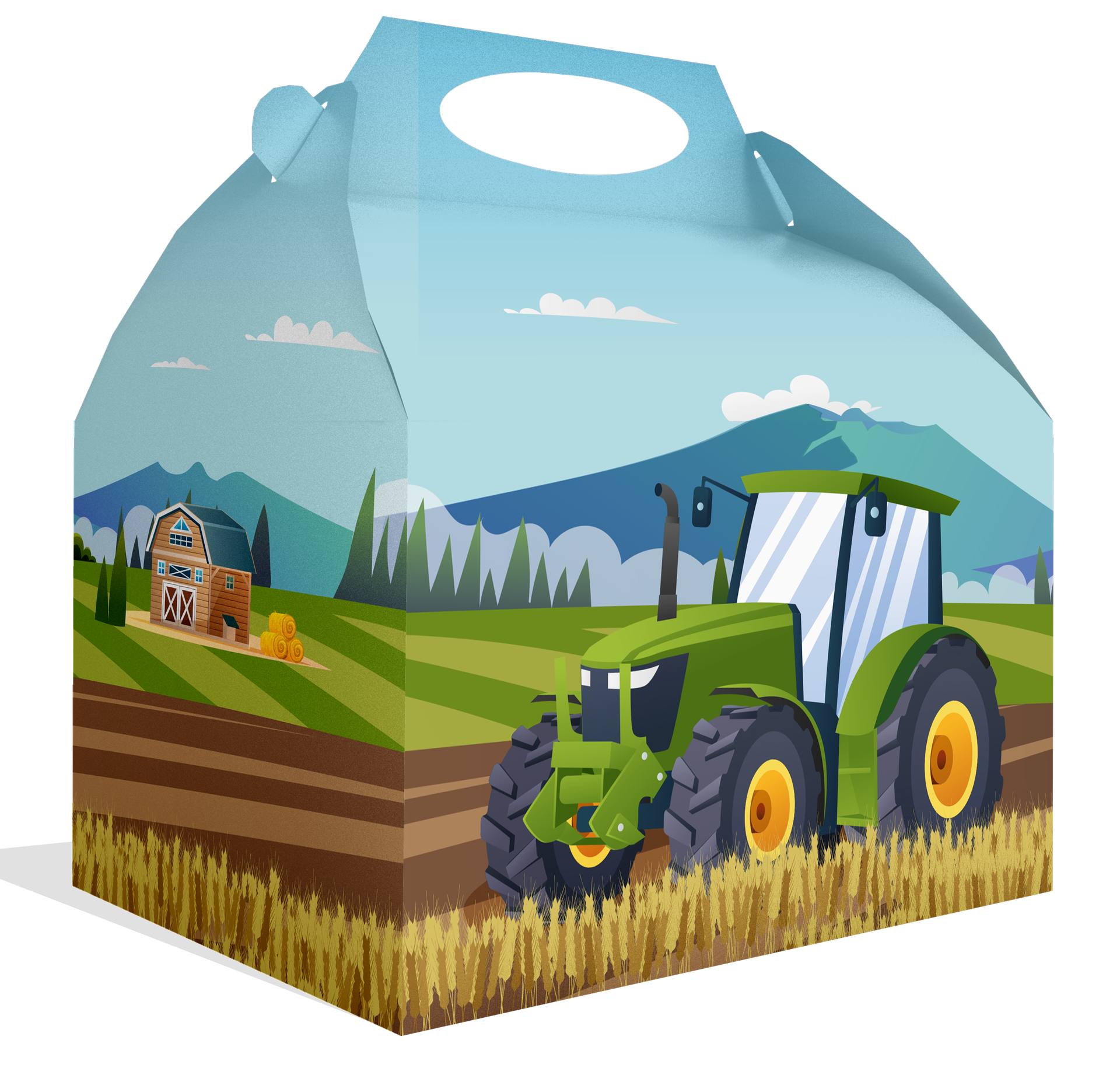 Cajita Tractor 20 x 16 x 11 cm