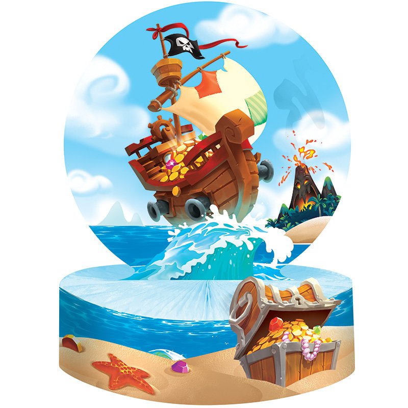 Centre de table pour une fête de pirates