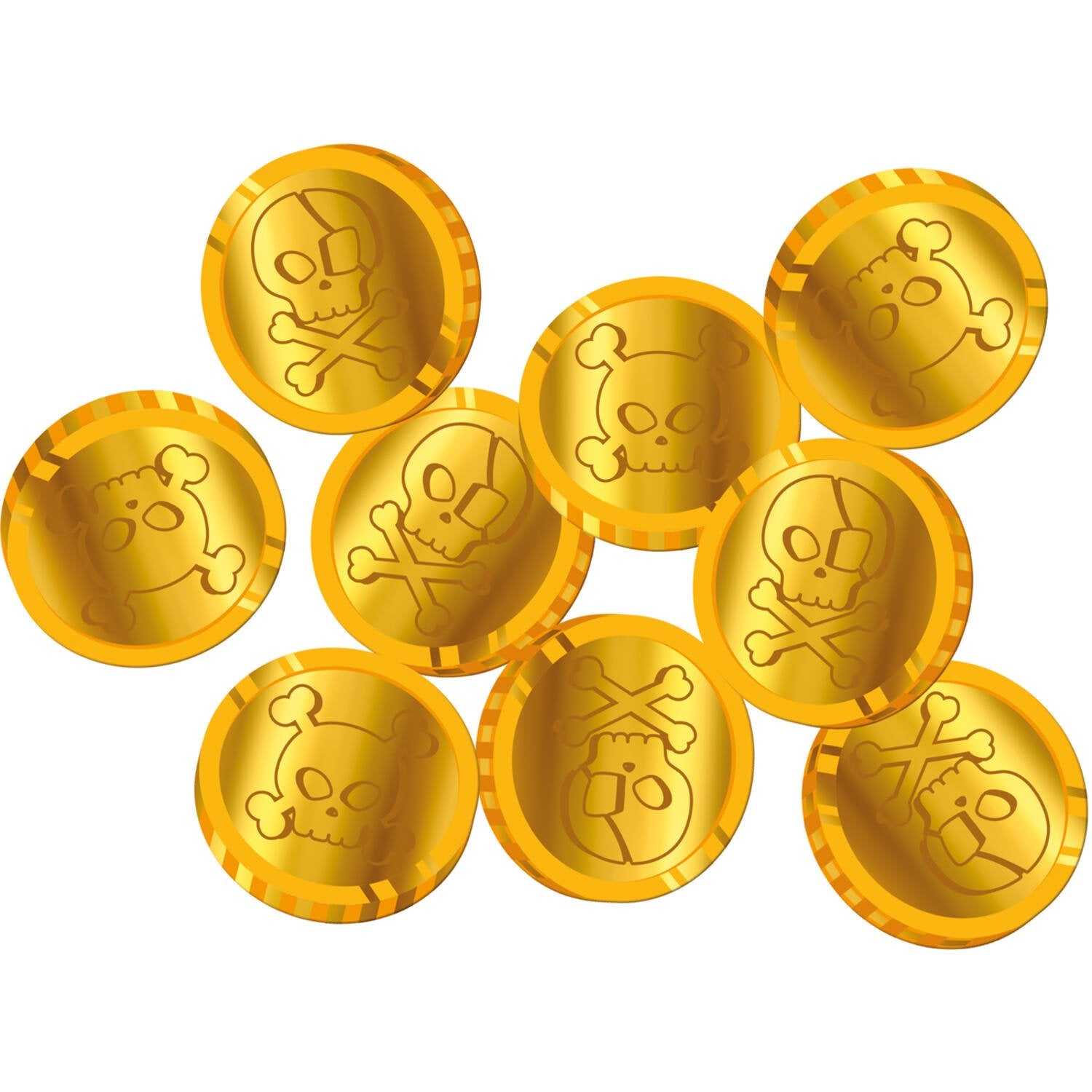 Confeti de Monedas Pirata 50 piezas