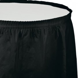 GONNA DA TAVOLO 426 x 74 CM VELLUTO NERO