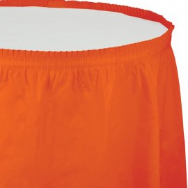 GONNA DA TAVOLO 426 x 74 CM ARANCIONE BACIATO DAL SOLE