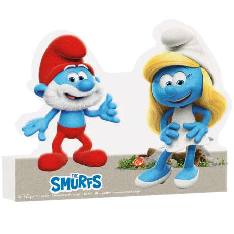 Figura Porexpan Pitufos 24 x 26,5 cm