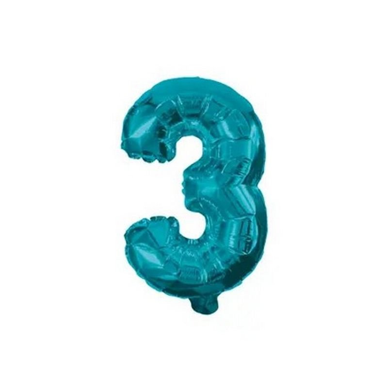 PALLONCINO BLU NUMERO 3 DA 32 CM