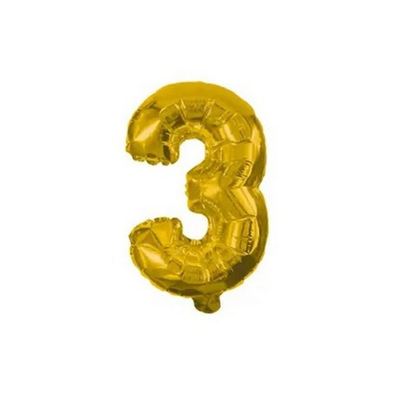 PALLONCINO ORO NUMERO 3, 32 CM