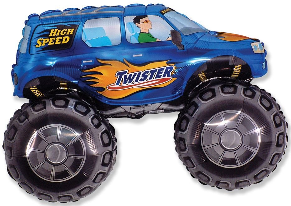 Globo Big Wheels Blue 96 x 68 cm