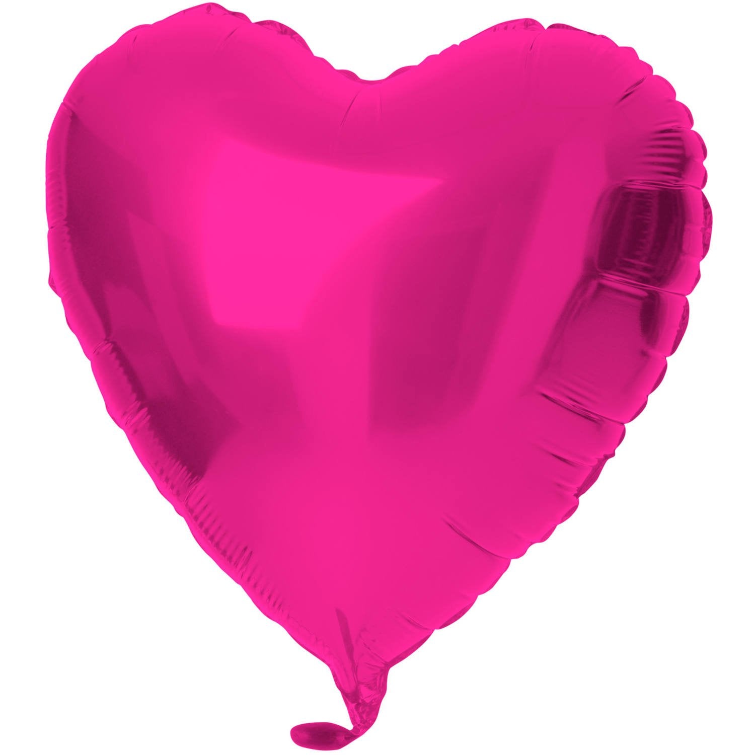 Ballon en aluminium en forme de cœur, 45 cm, rose
