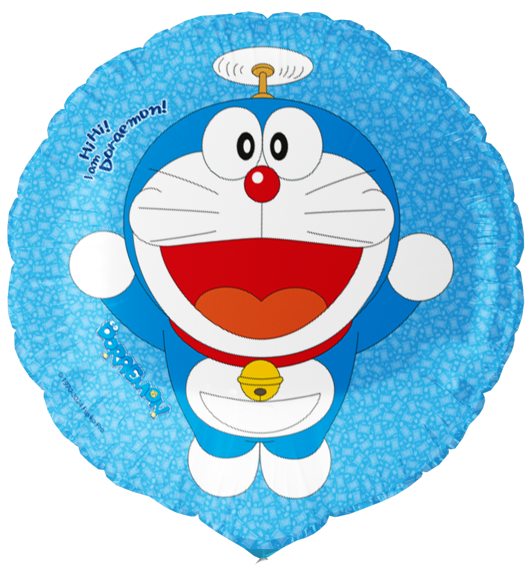 Globo Foil Doraemon Redondo 46 cm