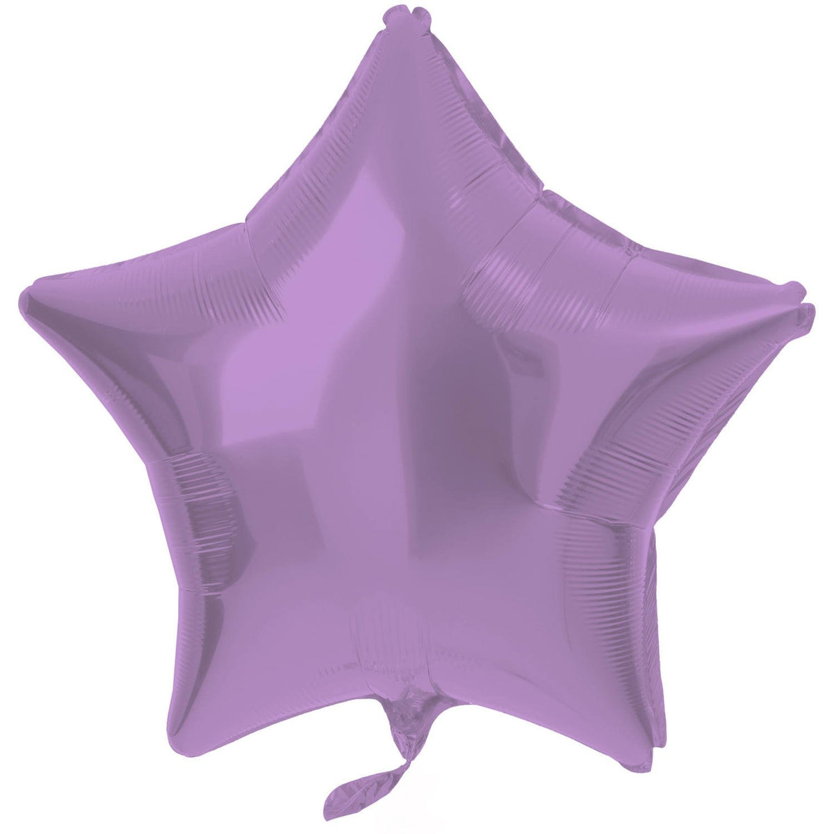 Palloncino in foil a forma di stella 48 cm lilla opaco