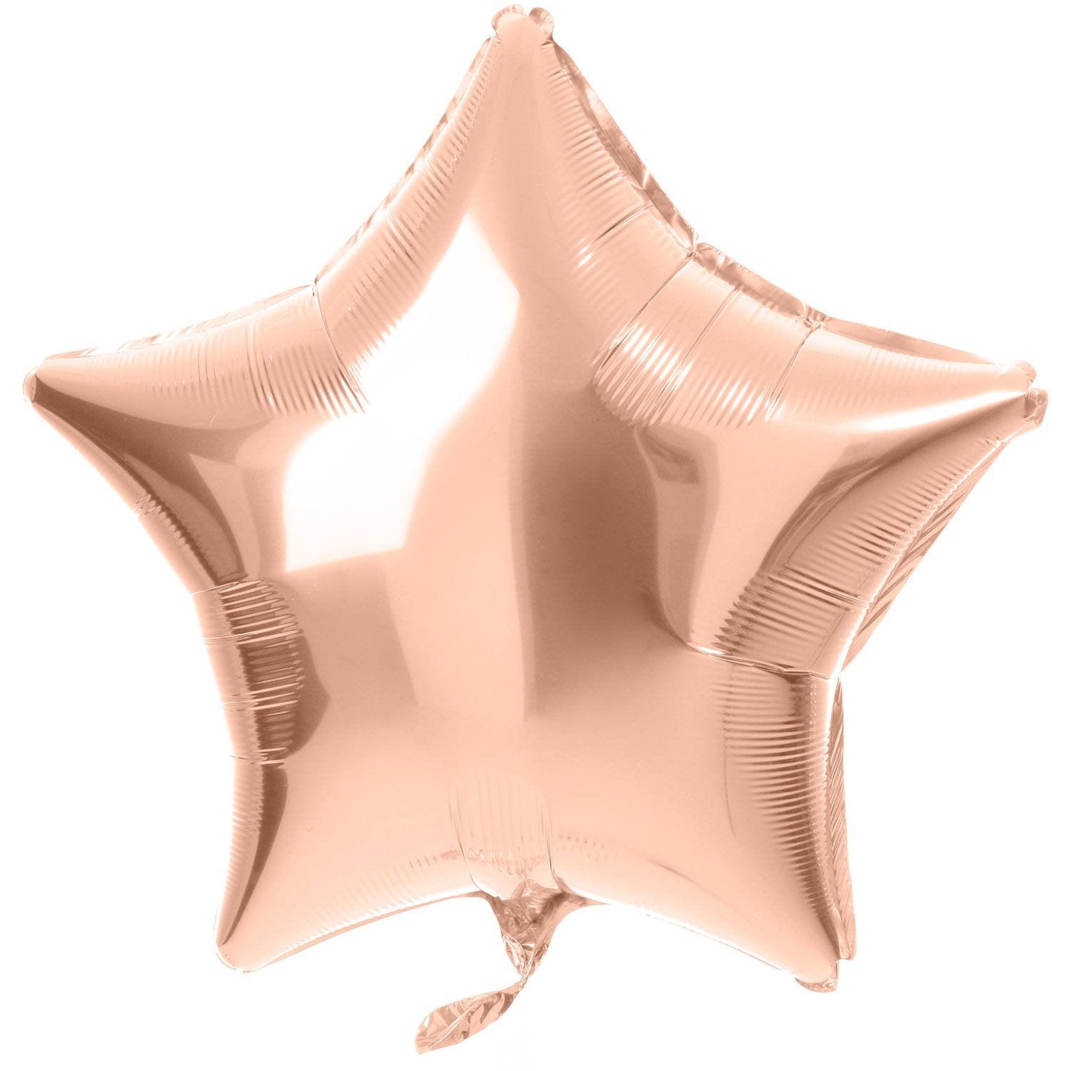 Palloncino in foil a forma di stella 48 cm oro rosa