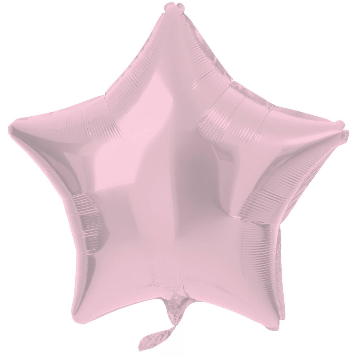 Ballon étoile en aluminium 48 cm rose pastel