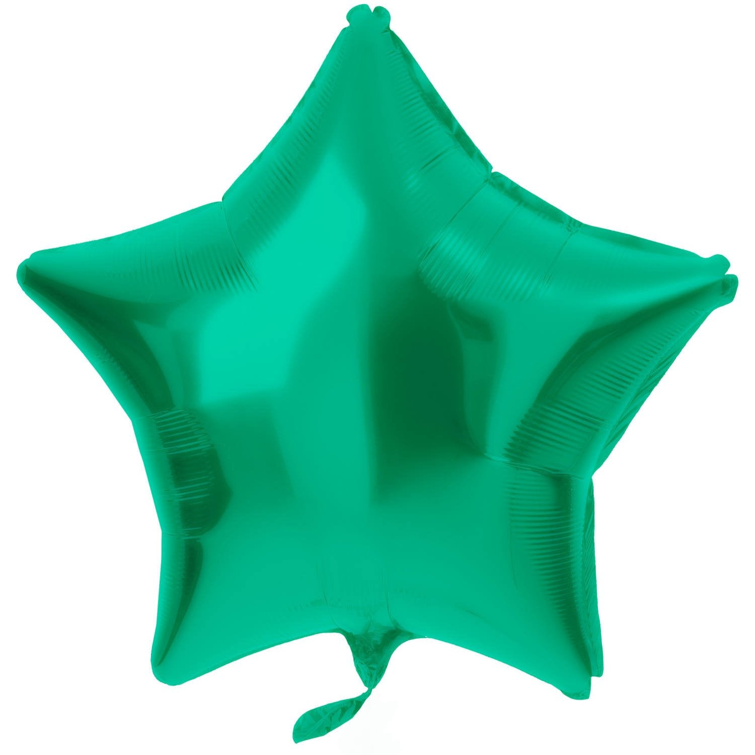 Palloncino in foil a forma di stella 48 cm verde opaco