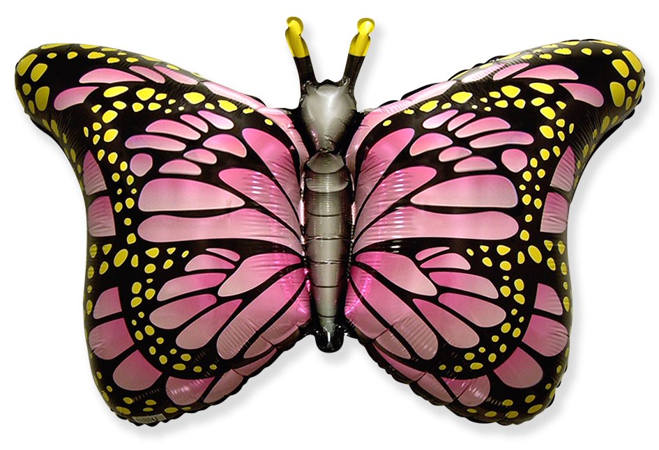 Globo Mariposa Rosa 97 x 56 cm
