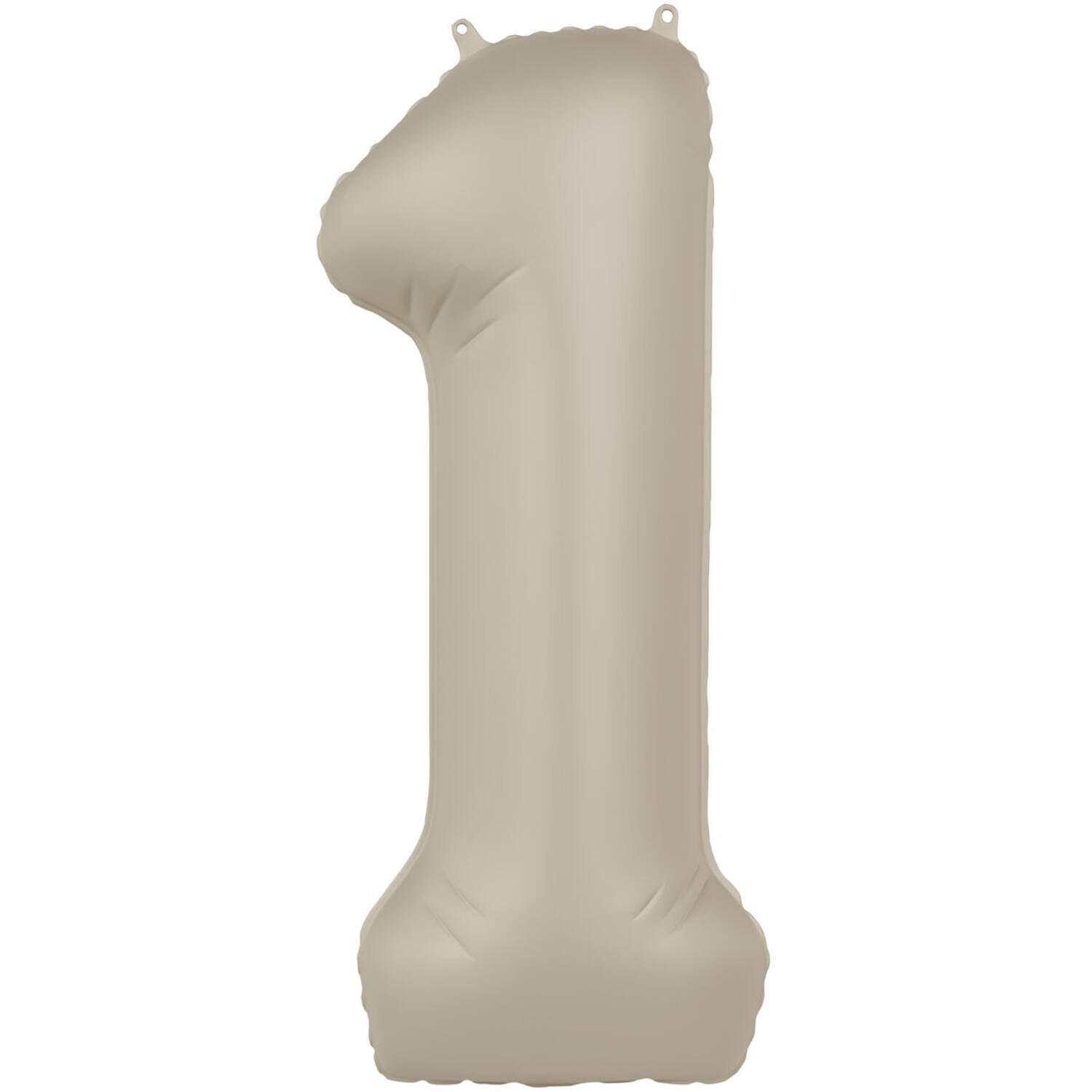 Ballon numéro 1 Creamy Latte Ultra Mat 86 cm