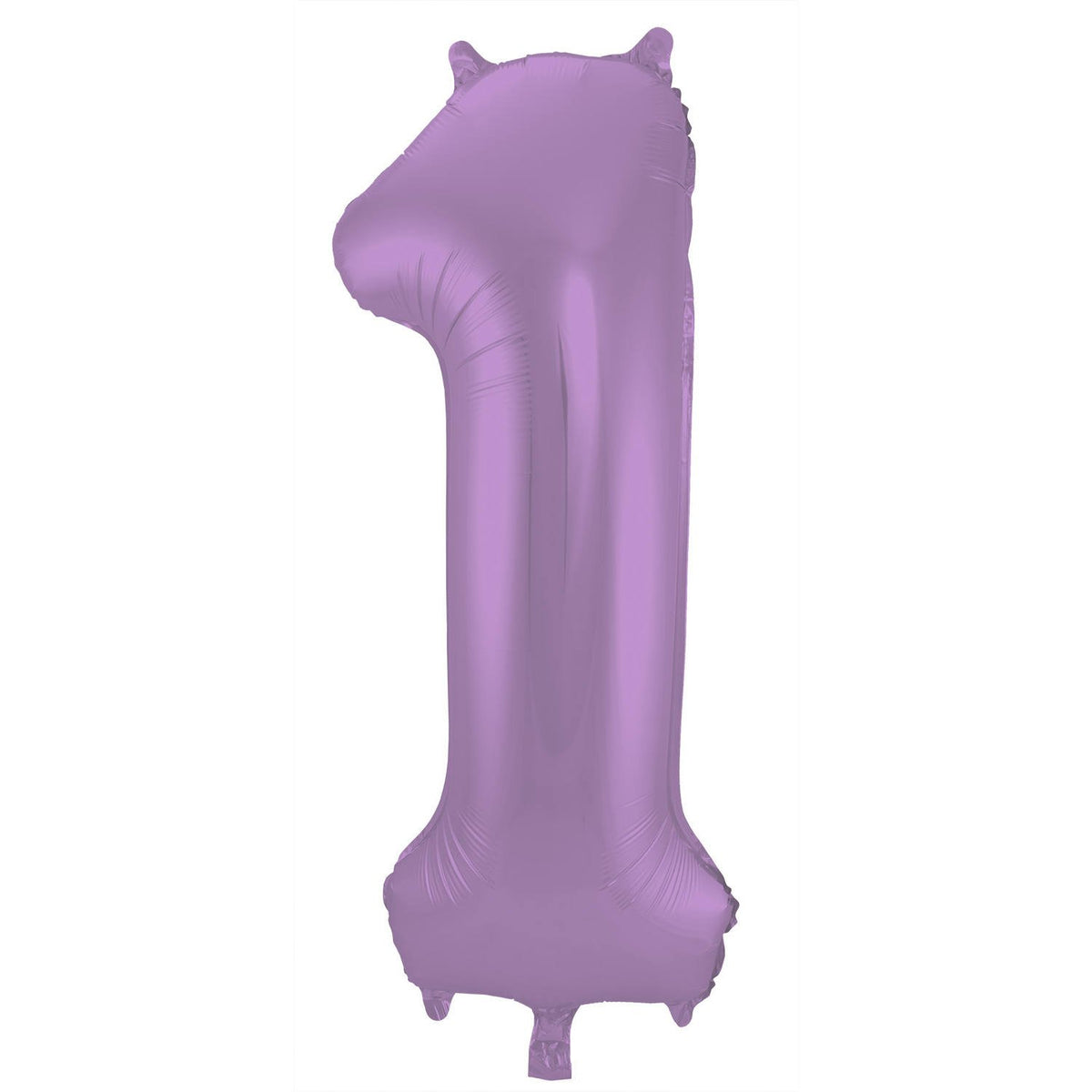 Palloncino numero 1 86 cm lilla opaco