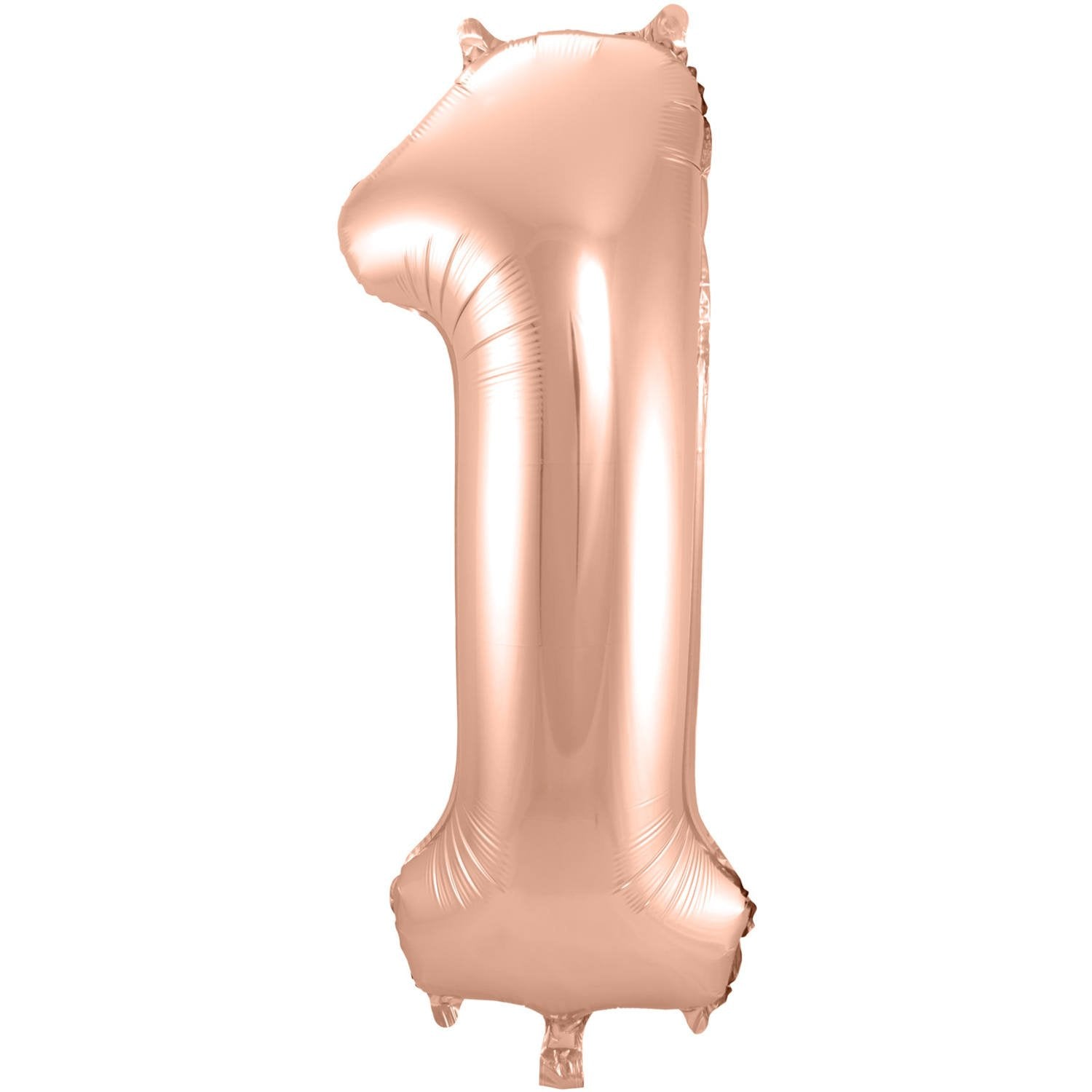 Palloncino numero 1 86 cm oro rosa