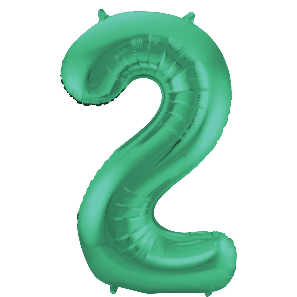 Palloncino numero 2 86 cm verde opaco