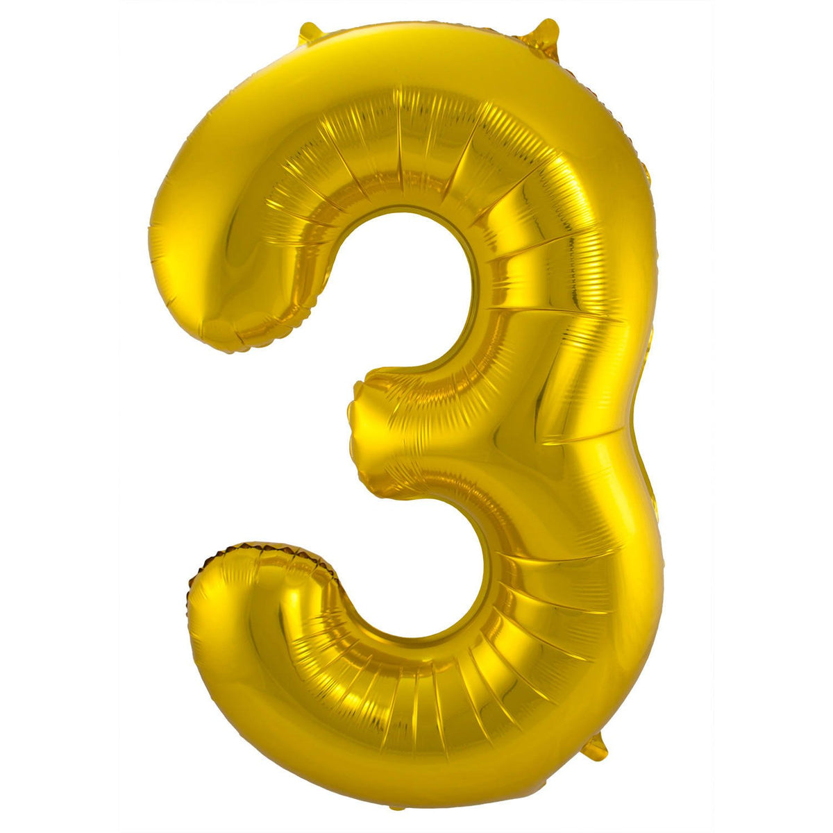 Palloncino numero 3 86 cm oro