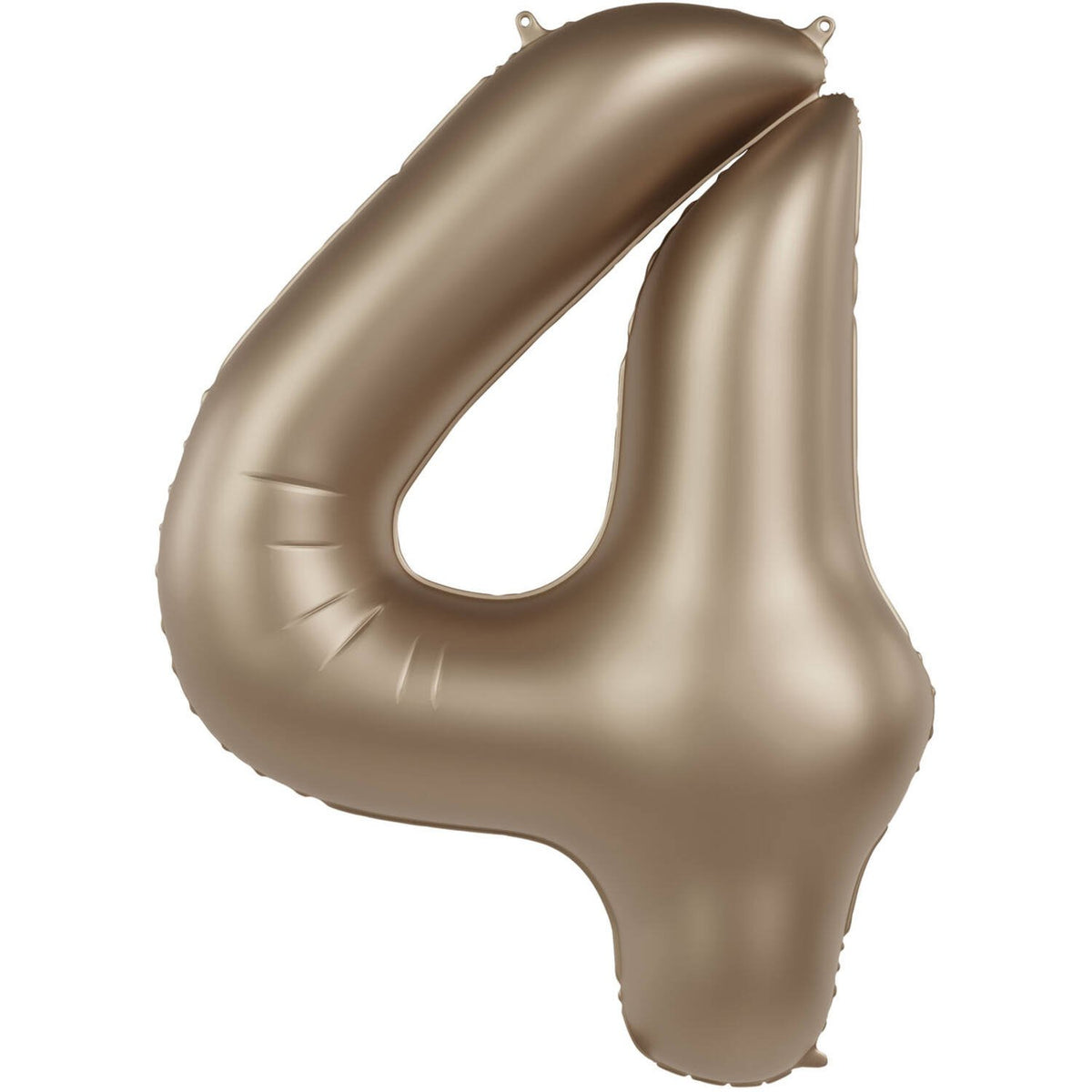 Palloncino numero 4 Starlight Gold Satin Glitter 86 cm