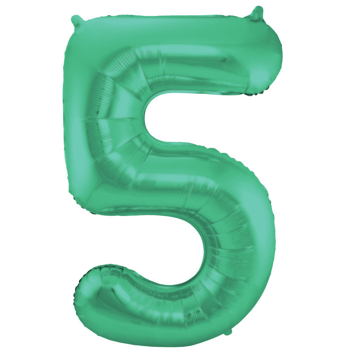 Palloncino numero 5 86 cm verde opaco