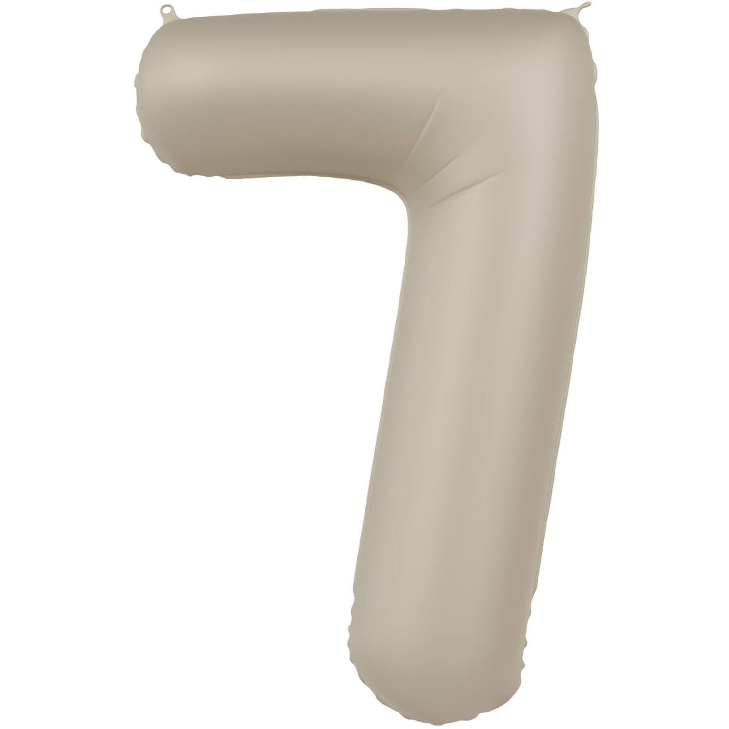 Palloncino Numero 7 Latte Cremoso Ultra Opaco 86 cm