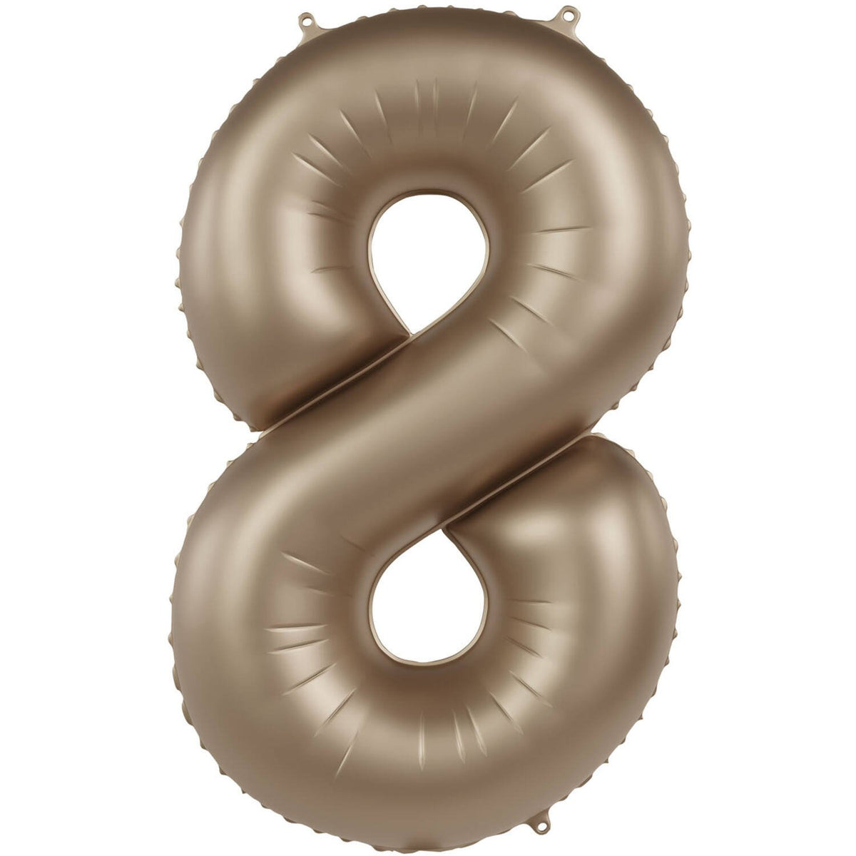 Palloncino numero 8 Starlight Gold Satin Glitter 86 cm