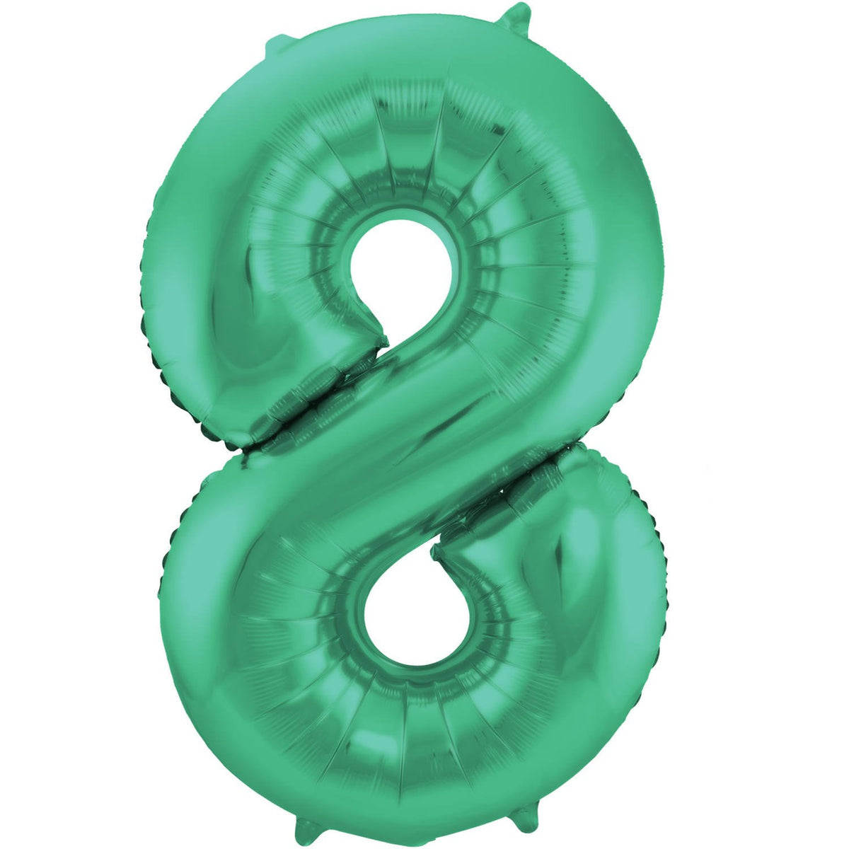 Palloncino numero 8 86 cm verde opaco