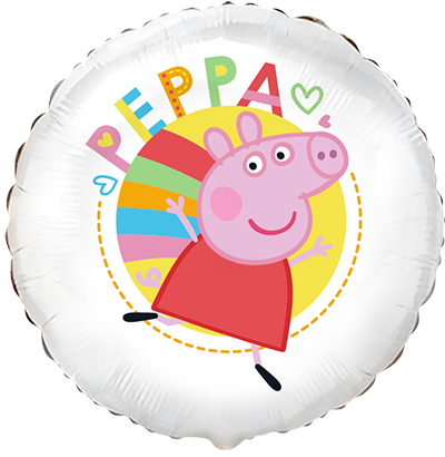 Palloncino rotondo Peppa Pig 46 cm