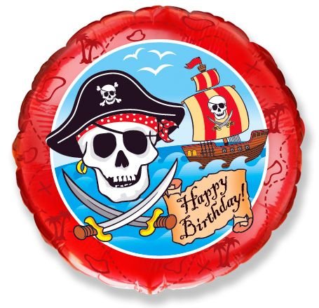 Globo Pirates 45 cm
