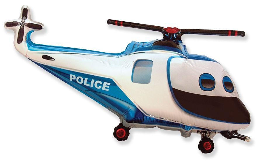 Globo Police Helicopter 96 x 57 cm